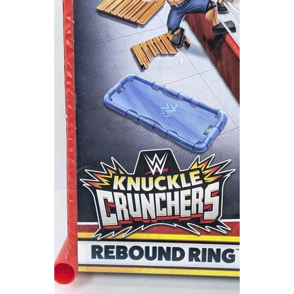 Mattel WWE Knuckle Crunchers Rebound Ring Playset & Seth Rollins Figure RARE ๐ฅ - Picture 3 of 12